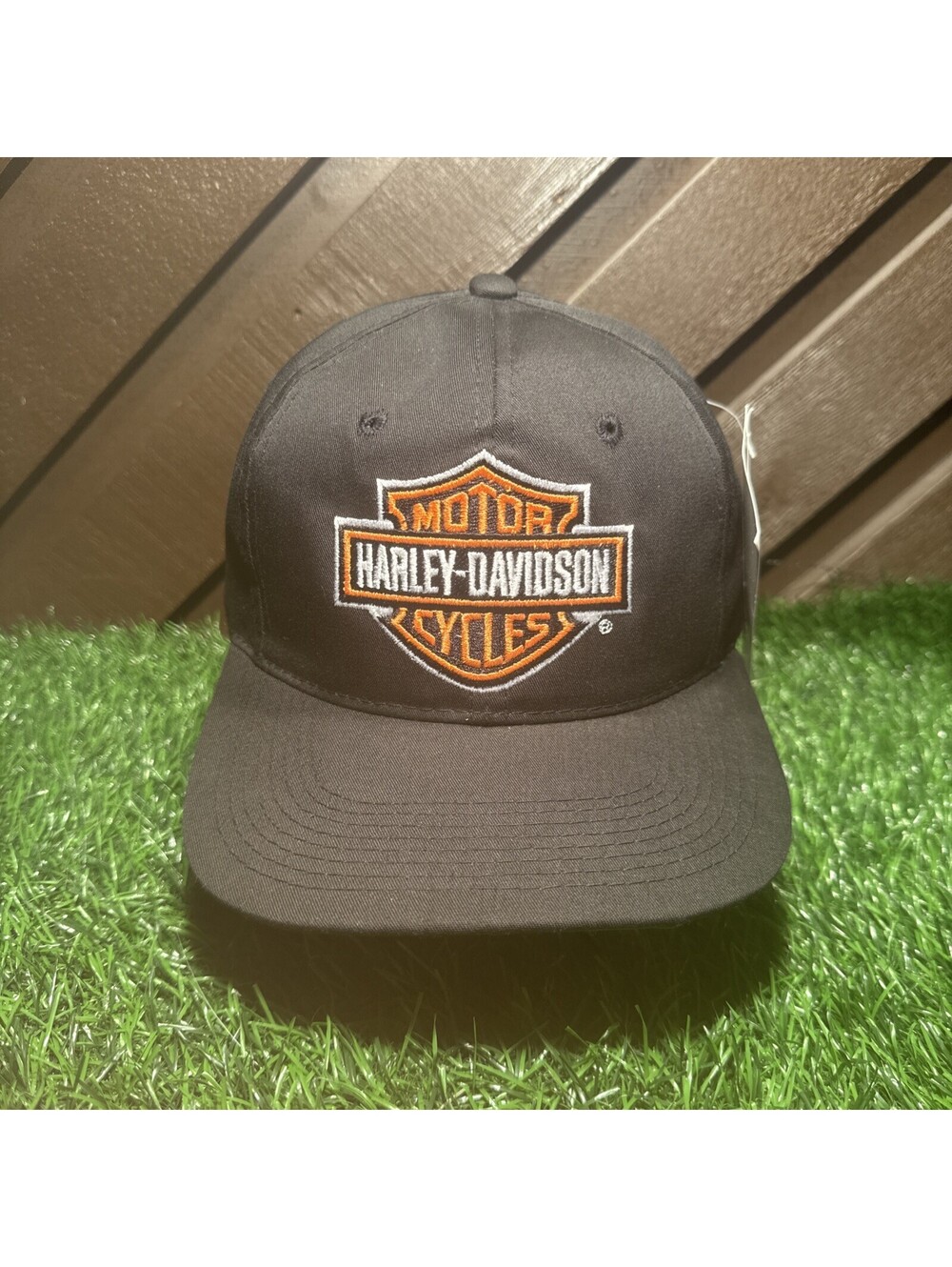 Vtg 90s Harley Davidson Annco Pro Model Snapback Hat Bar Shield Logo NWT NOS